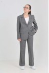 0300-146-176 АНТРАЦИТОВЫЙ КЛАССИЧЕСКИЙ КОСТЮМ СТАНДАРТНОГО КРОЯ