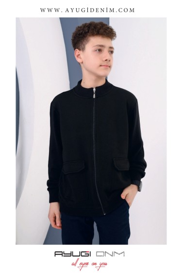 1002-128-158 СПЕЦИАЛЬНО СИДЯЩИЙ БОМБЕР С ПЕРЕДНИМИ КАРМАНАМИ