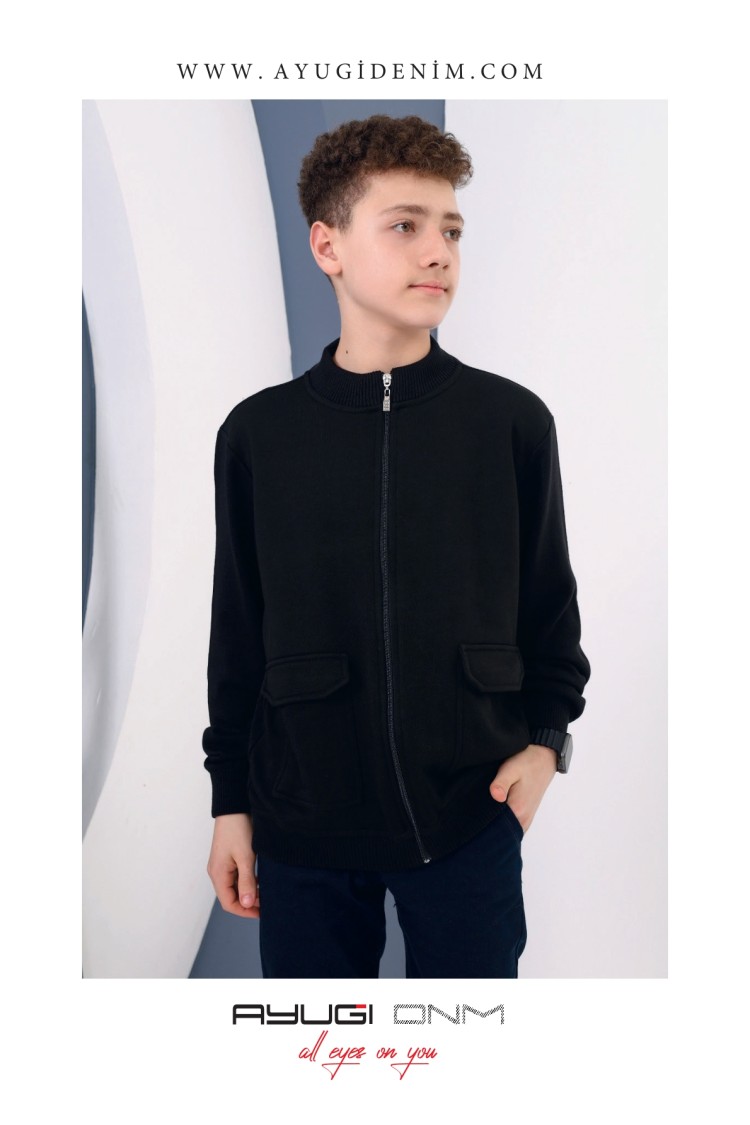 1002-128-158 СПЕЦИАЛЬНО СИДЯЩИЙ БОМБЕР С ПЕРЕДНИМИ КАРМАНАМИ