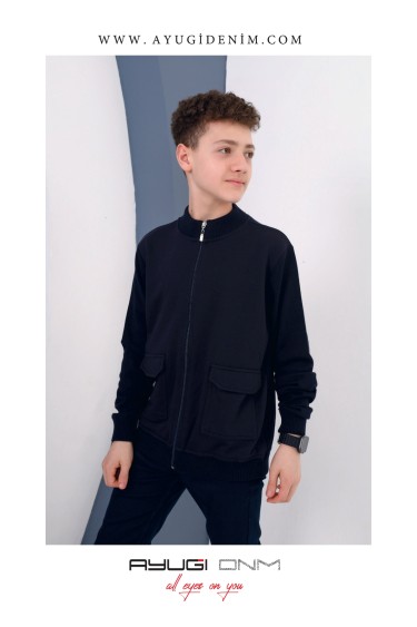 1002-128-158 СПЕЦИАЛЬНО СИДЯЩИЙ БОМБЕР С ПЕРЕДНИМИ КАРМАНАМИ