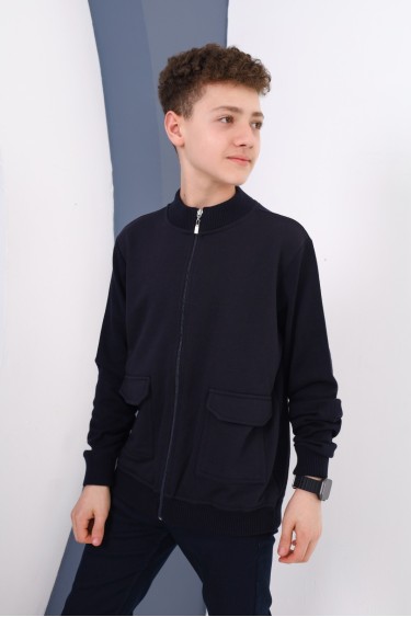 1002-128-158 СПЕЦИАЛЬНО СИДЯЩИЙ БОМБЕР С ПЕРЕДНИМИ КАРМАНАМИ