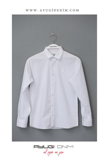 18133-92-122 РУБАШКА НОРМАЛЬНОГО РАЗМЕРА С ДЛИННЫМИ РУКАВАМИ И ПУГОВИЦАМИ