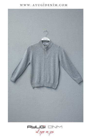 17226-128-170 КАРДИГАН НА МОЛНИИ