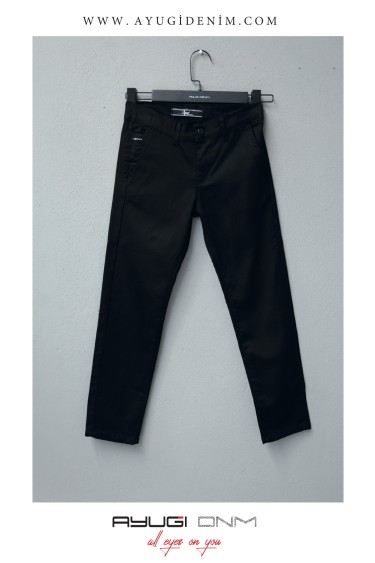 3365-182-188 БРЮКИ ОВЕРСАЙЗ ИЗ ТКАНИ BLACK SEASON