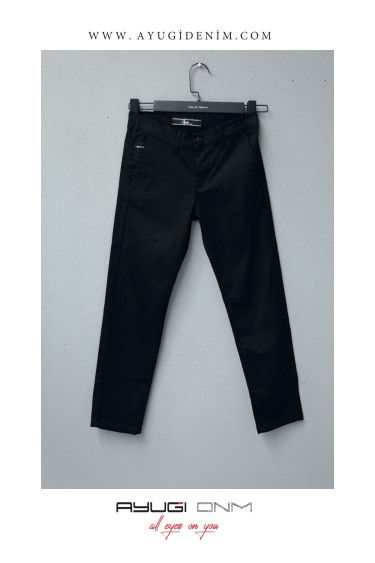 3342-140-176 ЧЕРНЫЕ БРЮКИ ОВЕРСАЙЗ