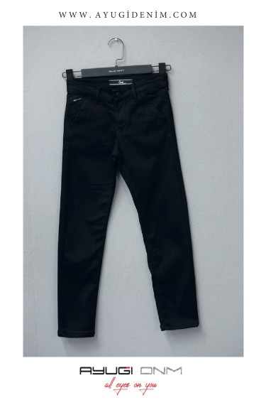 5390-146-170 ЧЕРНЫЕ БРЮКИ ИЗ ТКАНИ VICTORIA