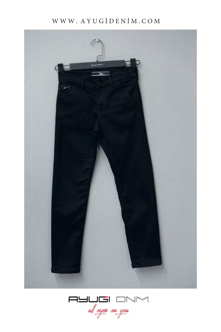 5390-146-170 ЧЕРНЫЕ БРЮКИ ИЗ ТКАНИ VICTORIA