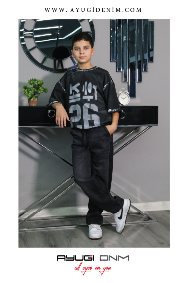 5454-140-170 SİYAH KOT PANTOLON 