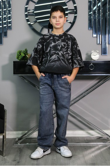 5454-140-170 ТЁМНО-СИНИЕ ДЖИНСЫ