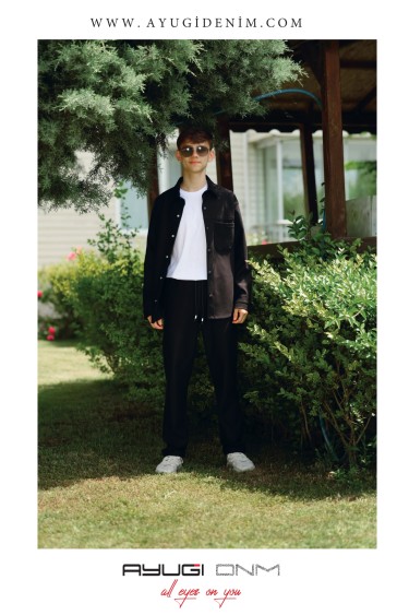 5503-128-164 ЧЁРНЫЕ БРЮКИ