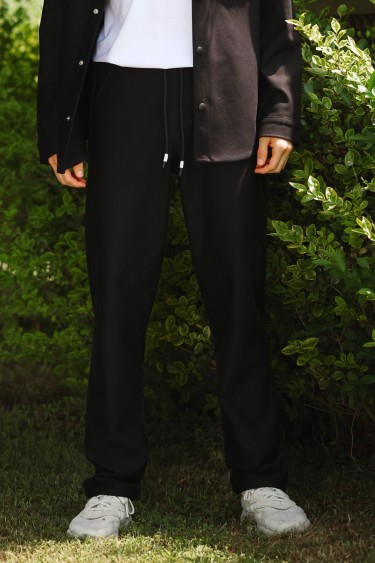 5503-128-164 ЧЁРНЫЕ БРЮКИ