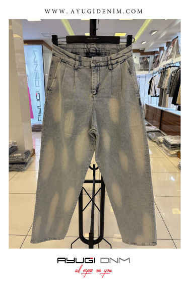 5510-140-170  YIKAMALI KOT PANTOLON LACİVERT