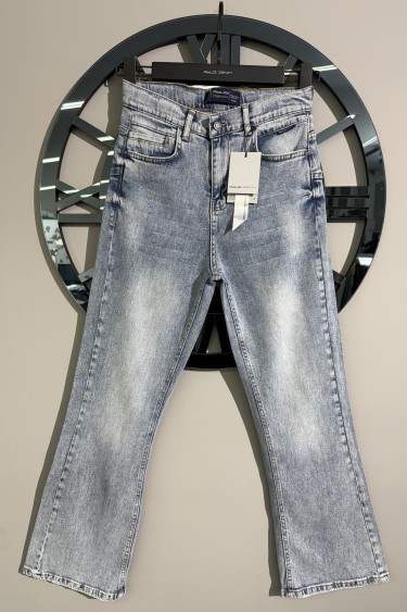 5528-134-164 МУЖСКИЕ ЦВЕТНЫЕ БРЮКИ СВОБОДНОГО КРОЯ ТЕМНО-СИНЕГО ЦВЕТА