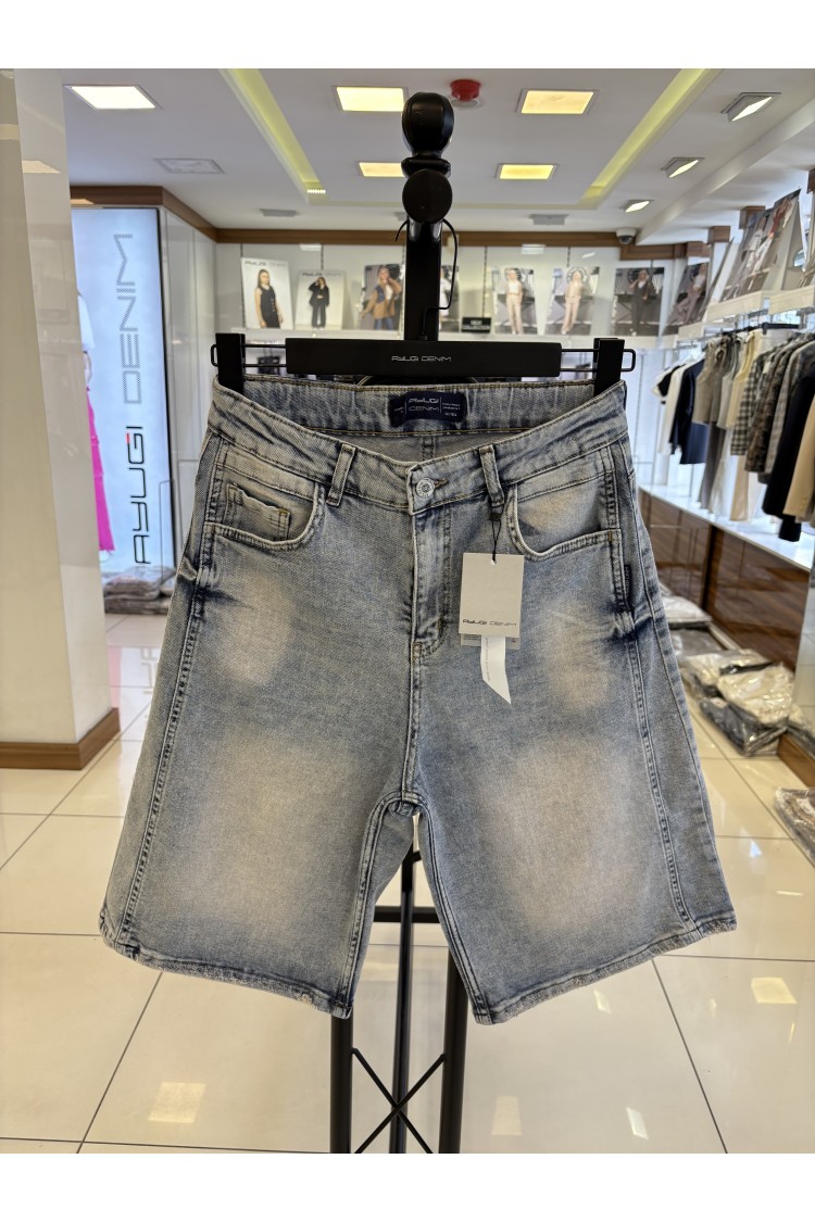 5529-140-170 ДЖИНСОВЫЕ ШОРТЫ БЕРМУДА