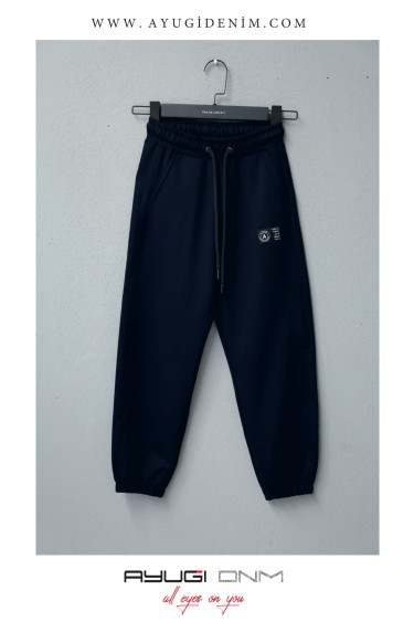 7286-134-164 ТЕМНО-СИНЯЯ ГРЕБЕННАЯ ТКАНЬ С ЭЛАСТИЧНОЙ ТКАНЬЮ