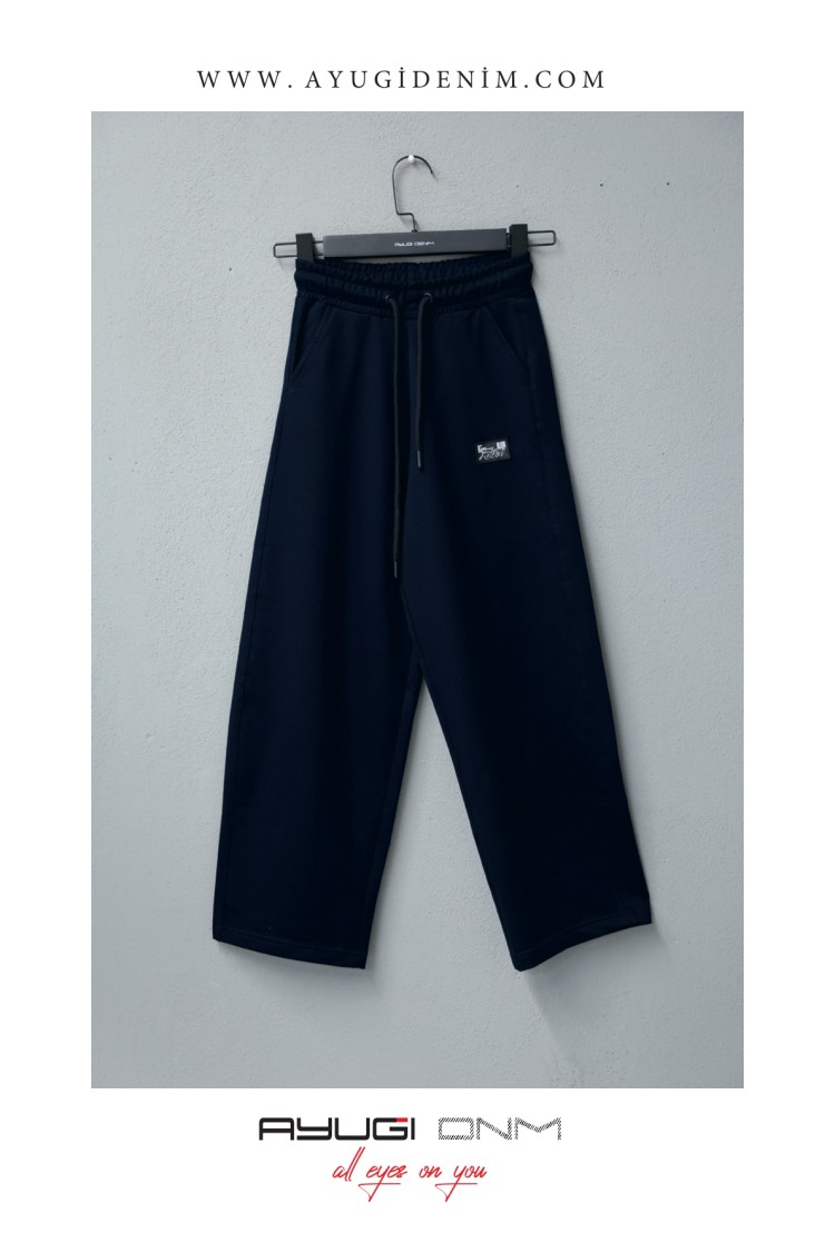 7287-134-164 ТЕМНО-СИНИЕ СПОРТИВНЫЕ БОТИНКИ BAGGY MOLD