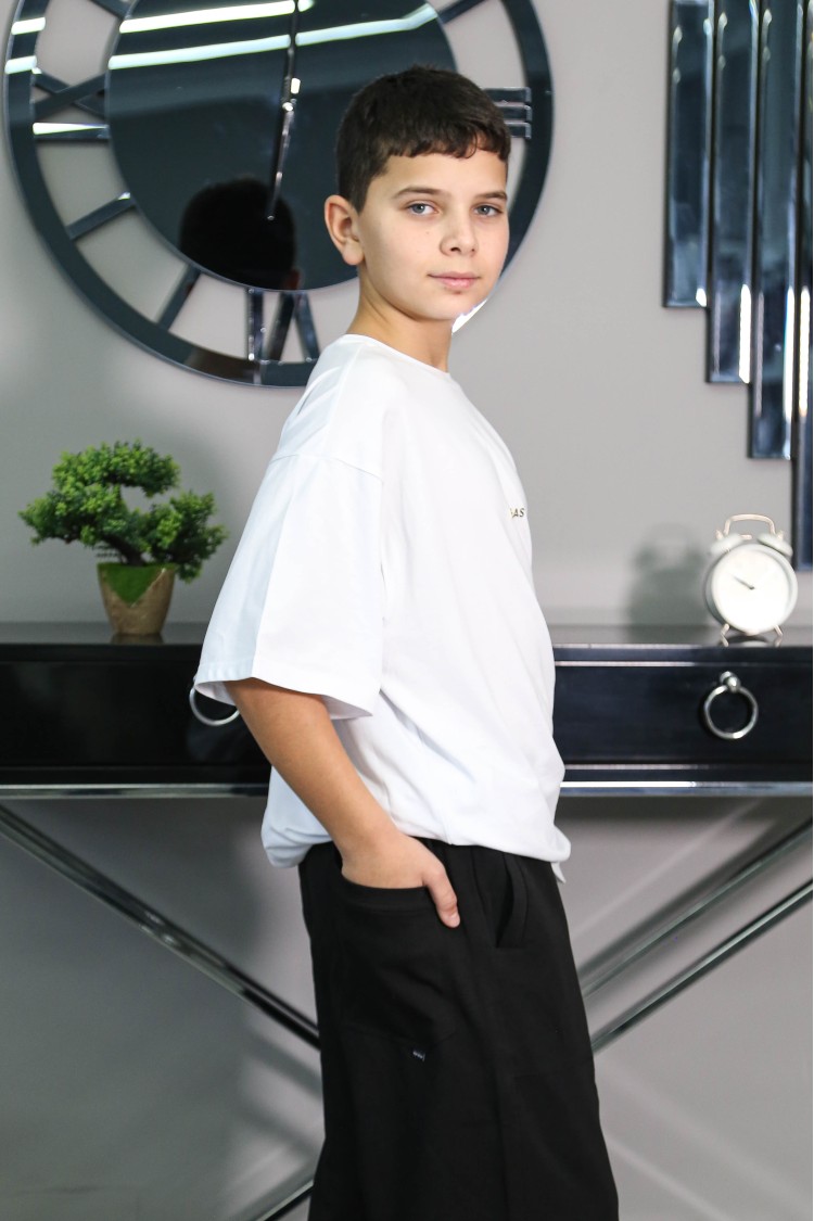 7344-140-170 ЧЁРНЫЕ ДЖИНСЫ BAGGY КРОЯ