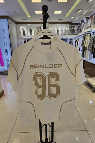 7375-140-170 BEJ OVERSİZE YAZILI TİŞÖRT