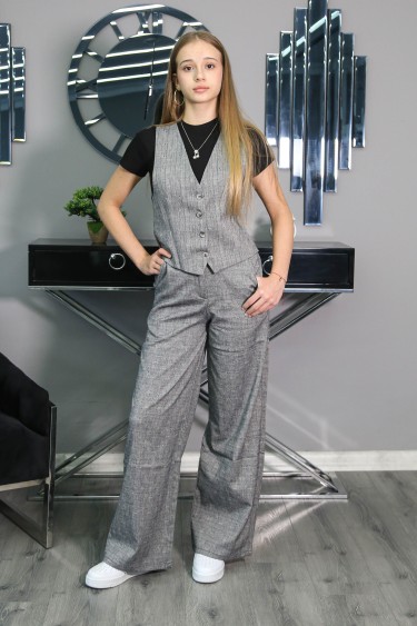 9643-140-170 ANTRASİT KUMAŞ PANTOLON