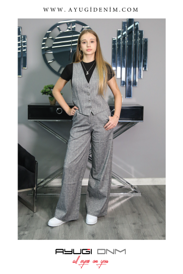 9643-140-170 ANTRASİT KUMAŞ PANTOLON