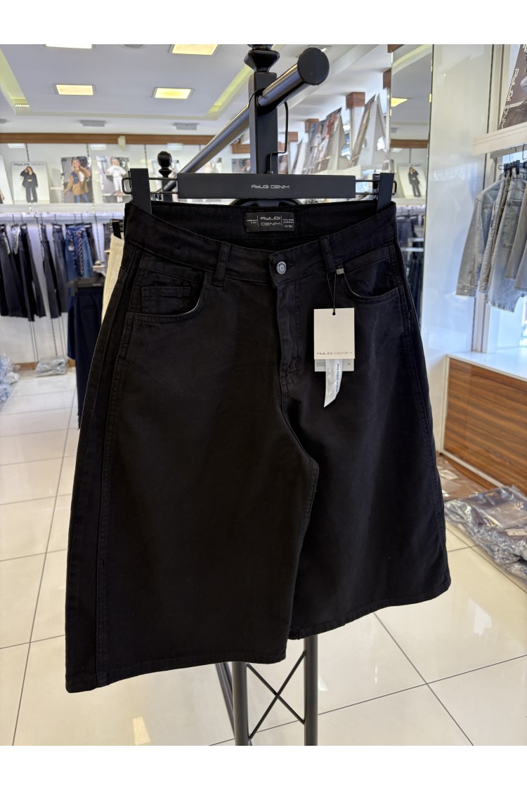 9644-140-170 СЕРЫЕ ДЖИНСОВЫЕ БЕРМУДЫ