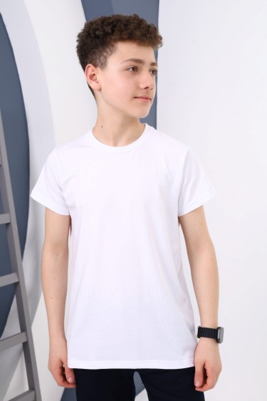 4154-116-140  NORMAL KALIP BASIC T-SHIRT