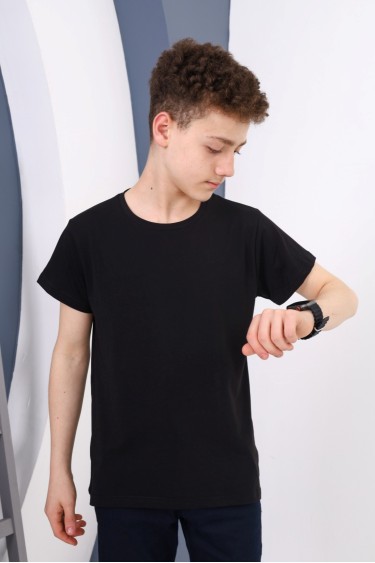 4154-116-140  NORMAL KALIP BASIC T-SHIRT