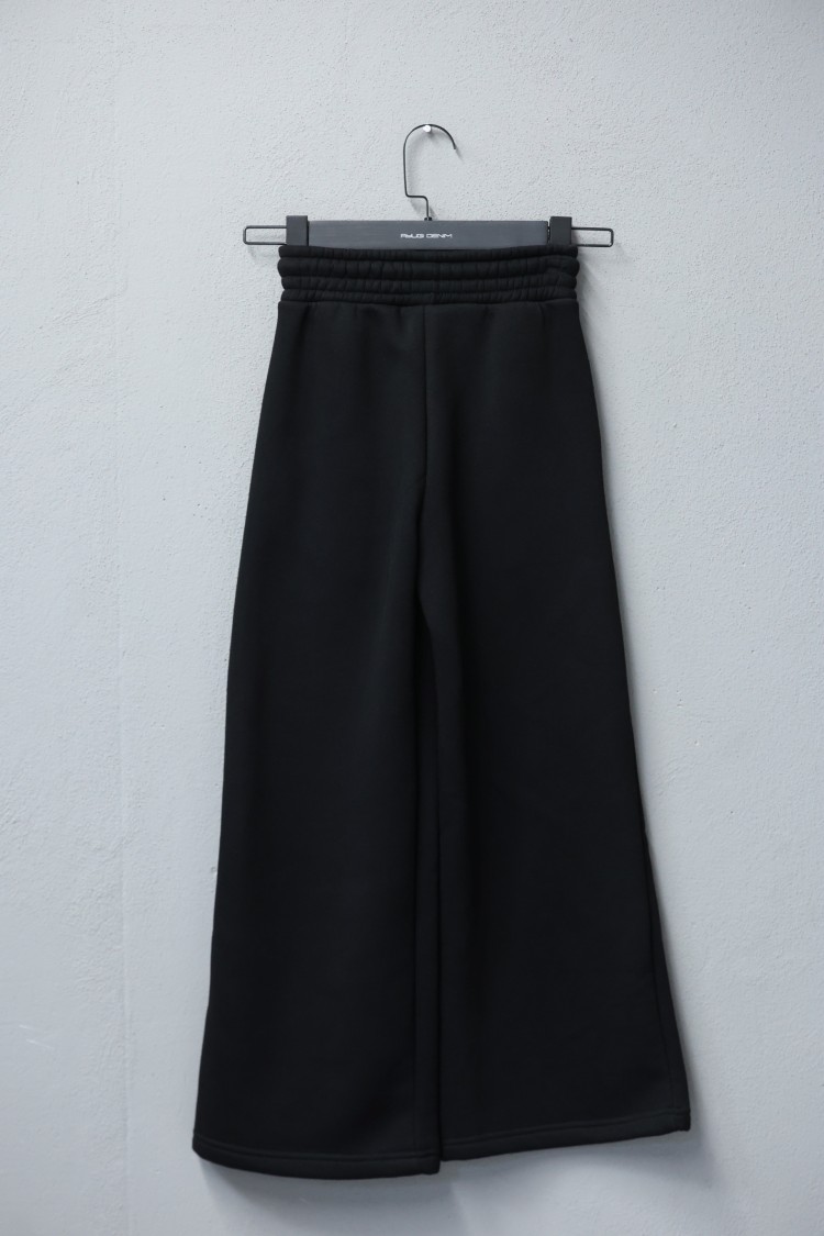 7235-134-164 БРЮКИ ЧЕРНЫЕ ТРУБНЫЕ СВЕЧИ ПРИЧЕСАННЫЕ